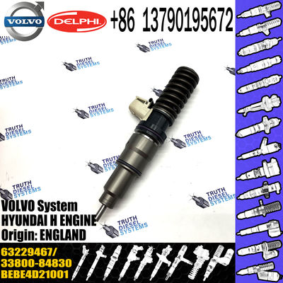 Diesel Injector 33800 84820, 33800-84820, 3380084820, 21306407 BEBE4D19002 for Hyundai D6CC engine