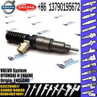 Diesel Injector 33800 84820, 33800-84820, 3380084820, 21306407 BEBE4D19002 for Hyundai D6CC engine