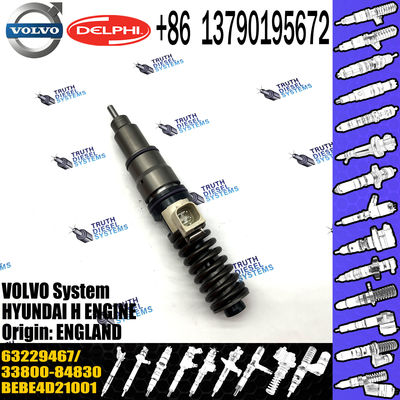 Diesel Injector 33800 84820, 33800-84820, 3380084820, 21306407 BEBE4D19002 for Hyundai D6CC engine