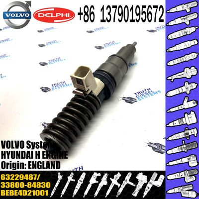 Diesel Injector 33800 84820, 33800-84820, 3380084820, 21306407 BEBE4D19002 for Hyundai D6CC engine