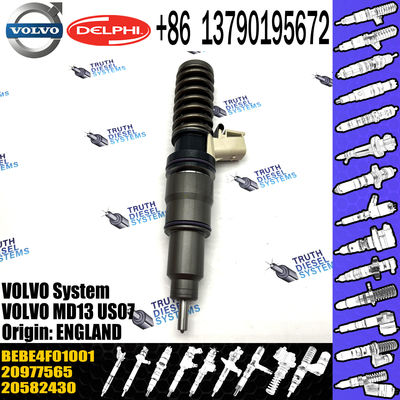 BEBE4F04001 Diesel fuel injector 20977565; MD13 E3.3 injector nozzle BEBE4F01101, BEBE4F01102 Common rail injector