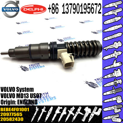BEBE4F04001 Diesel fuel injector 20977565; MD13 E3.3 injector nozzle BEBE4F01101, BEBE4F01102 Common rail injector