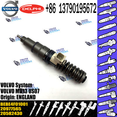 BEBE4F04001 Diesel fuel injector 20977565; MD13 E3.3 injector nozzle BEBE4F01101, BEBE4F01102 Common rail injector