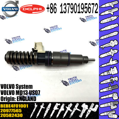 BEBE4F04001 Diesel fuel injector 20977565; MD13 E3.3 injector nozzle BEBE4F01101, BEBE4F01102 Common rail injector