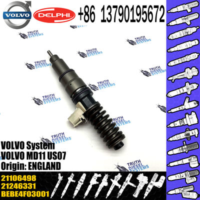Common Rail Diesel Fuel Injector 21246331 BEBE4F03001 21106498 for Engine Parts