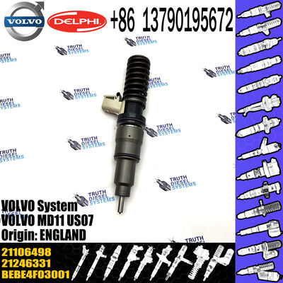 Common Rail Diesel Fuel Injector 21246331 BEBE4F03001 21106498 for Engine Parts