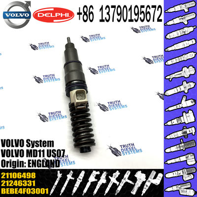 Common Rail Diesel Fuel Injector 21246331 BEBE4F03001 21106498 for Engine Parts