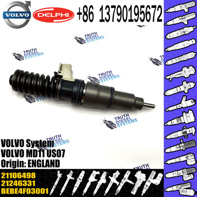 Common Rail Diesel Fuel Injector 21246331 BEBE4F03001 21106498 for Engine Parts