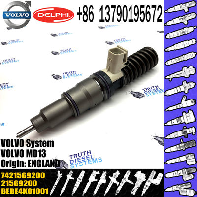 D13 Diesel Engine Fuel Injector BEBE4K01001 For VOL Truck 21569200 RVI 7421569200