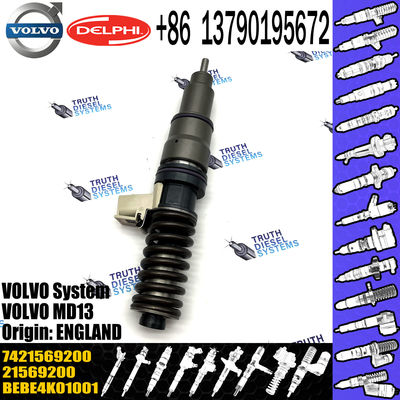 D13 Diesel Engine Fuel Injector BEBE4K01001 For VOL Truck 21569200 RVI 7421569200