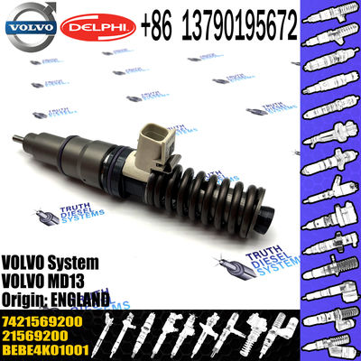 D13 Diesel Engine Fuel Injector BEBE4K01001 For VOL Truck 21569200 RVI 7421569200