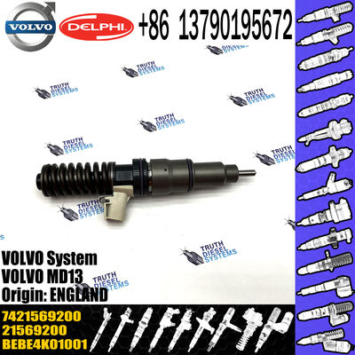 D13 Diesel Engine Fuel Injector BEBE4K01001 For VOL Truck 21569200 RVI 7421569200
