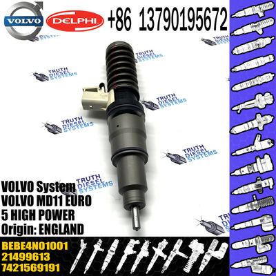 New Diesel Fuel Injector 21569191 for VOL injector Del-phi 20972225 BEBE4D16001 BEBE4N01001 for D11 21506699 21569191