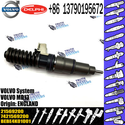 Fuel Injector Common Rail Injector 21569200 Bebe4k01001 For VOL D13 Engine Injector Nozzle 21569200 Bebe4k01001