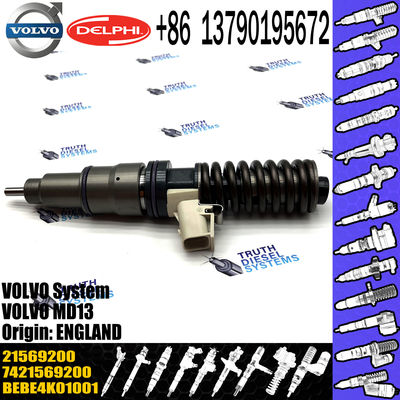 Fuel Injector Common Rail Injector 21569200 Bebe4k01001 For VOL D13 Engine Injector Nozzle 21569200 Bebe4k01001