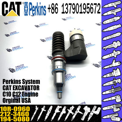 New Diesel Fuel Common Rail Injector 2123460 10r0960 212-3460 10r-0960 For CAT Engine C10