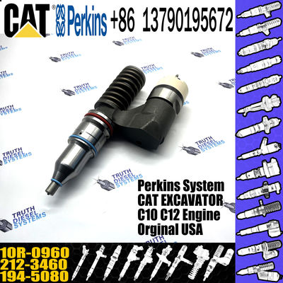 New Diesel Fuel Common Rail Injector 2123460 10r0960 212-3460 10r-0960 For CAT Engine C10