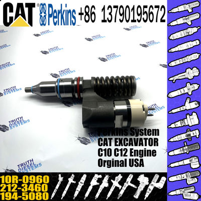 New Diesel Fuel Common Rail Injector 2123460 10r0960 212-3460 10r-0960 For CAT Engine C10