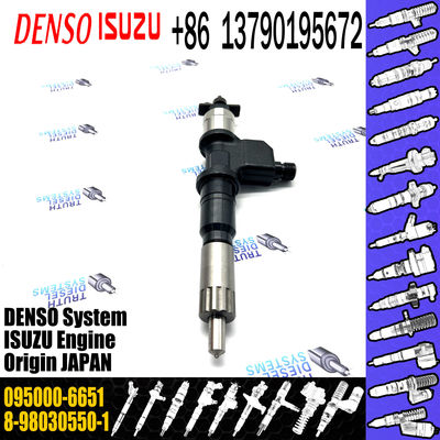 Huida Diesel Engine Fuel Injector 095000-6651 8-98030550-1 for genuine quantity