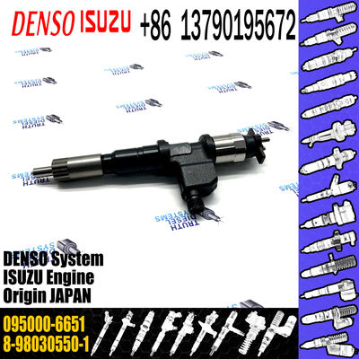 Huida Diesel Engine Fuel Injector 095000-6651 8-98030550-1 for genuine quantity