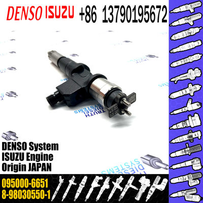 Huida Diesel Engine Fuel Injector 095000-6651 8-98030550-1 for genuine quantity