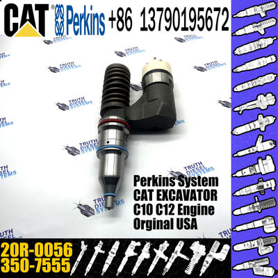 Huida C10/C12 engine fuel injector 212-3467 10R-1259 350-7555 20R-0056 with genuine packing
