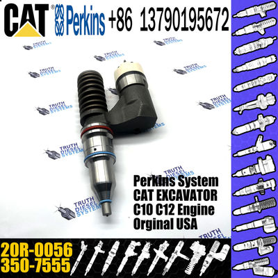 Huida C10/C12 engine fuel injector 212-3467 10R-1259 350-7555 20R-0056 with genuine packing
