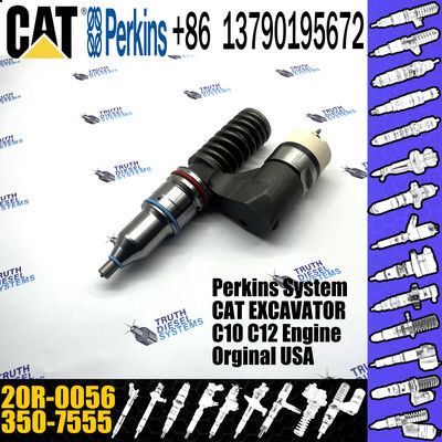 Huida C10/C12 engine fuel injector 212-3467 10R-1259 350-7555 20R-0056 with genuine packing