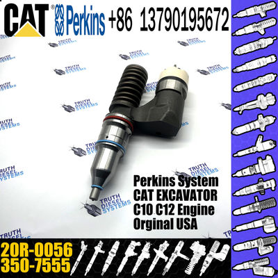 Huida C10/C12 engine fuel injector 212-3467 10R-1259 350-7555 20R-0056 with genuine packing