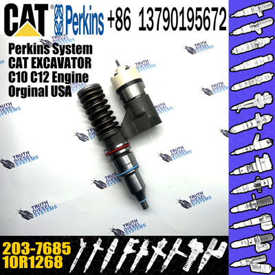 Engine C-10 C-12 CPT372 Fuel Injector 203-7685 2037685 10R-1268 10R1268 For CAT EXCAVATOR 345B II 345B II MH 365B 365B I