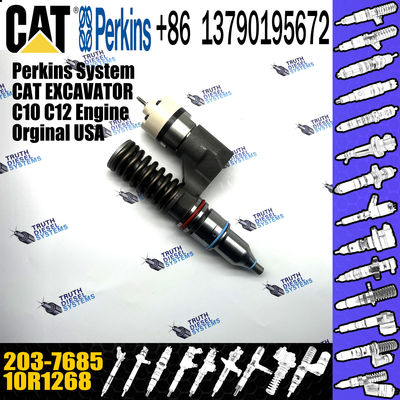 Engine C-10 C-12 CPT372 Fuel Injector 203-7685 2037685 10R-1268 10R1268 For CAT EXCAVATOR 345B II 345B II MH 365B 365B I