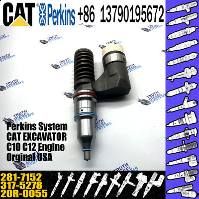 For Caterpillar Excavator C10 C12 Diesel Engine Fuel Injector 281-7152 INJECTOR 317-5278 20R0055
