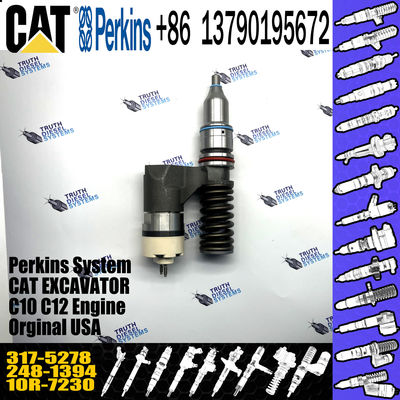 Diesel fuel common rail injector 20R-0055 20R0055 3175278 317-5278 for CAT Excavator 140H E3176C E3196 C10 C12 20R-0055