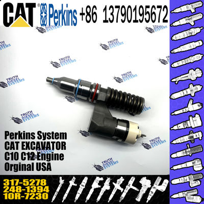 Diesel fuel common rail injector 20R-0055 20R0055 3175278 317-5278 for CAT Excavator 140H E3176C E3196 C10 C12 20R-0055