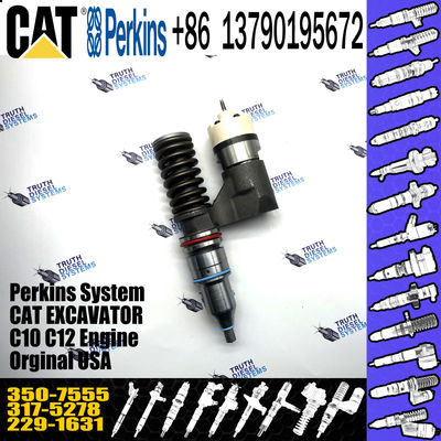 Original new C10 C12 Diesel fuel Injector 153-7923 317-5278 350-7555 for Excavator ,High Pressure Injector 229-1631
