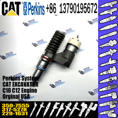 Original new C10 C12 Diesel fuel Injector 153-7923 317-5278 350-7555 for Excavator ,High Pressure Injector 229-1631