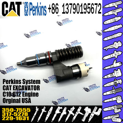 Original new C10 C12 Diesel fuel Injector 153-7923 317-5278 350-7555 for Excavator ,High Pressure Injector 229-1631