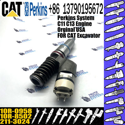 Hot sale fuel common rail injector 211-3024 10R-0958 10R-8502 for Caterpillar Engine C15