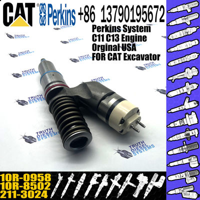 Hot sale fuel common rail injector 211-3024 10R-0958 10R-8502 for Caterpillar Engine C15