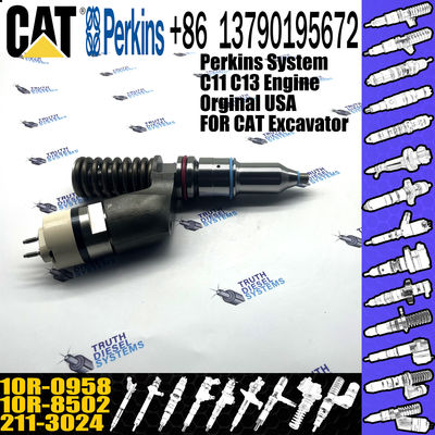 Hot sale fuel common rail injector 211-3024 10R-0958 10R-8502 for Caterpillar Engine C15
