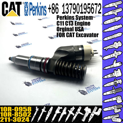 Hot sale fuel common rail injector 211-3024 10R-0958 10R-8502 for Caterpillar Engine C15