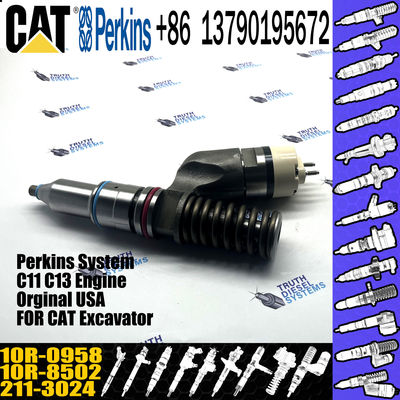 Hot sale fuel common rail injector 211-3024 10R-0958 10R-8502 for Caterpillar Engine C15