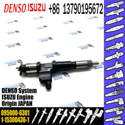 Excavator Diesel Engine Injector 095000-6301 1-15300436-1 Injector