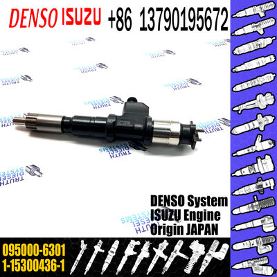 Excavator Diesel Engine Injector 095000-6301 1-15300436-1 Injector