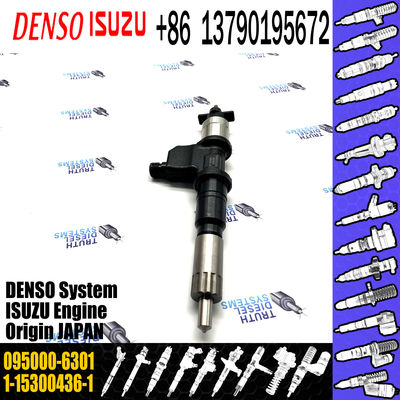 Excavator Diesel Engine Injector 095000-6301 1-15300436-1 Injector