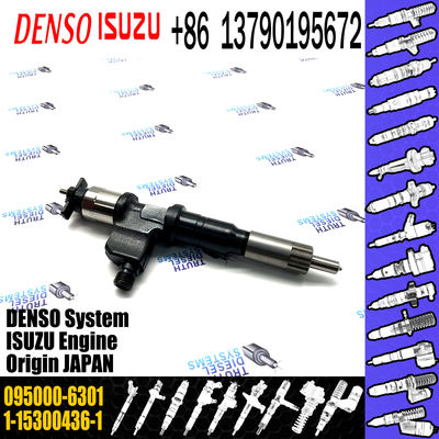 Excavator Diesel Engine Injector 095000-6301 1-15300436-1 Injector