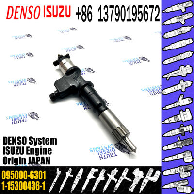Excavator Diesel Engine Injector 095000-6301 1-15300436-1 Injector