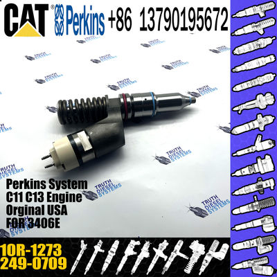 Reman diesel engine fuel injector 249-0709 10R1273 2490709 10R-1273 for Engine C15 3406E