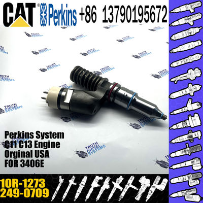 Reman diesel engine fuel injector 249-0709 10R1273 2490709 10R-1273 for Engine C15 3406E