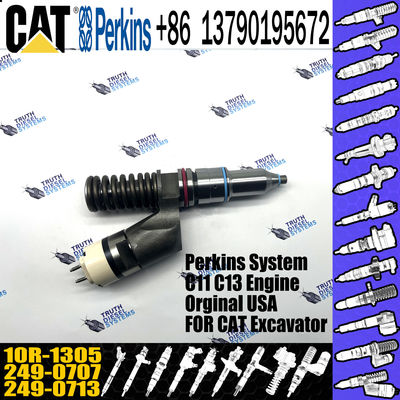 Remanufacture Diesel Fuel Common Rail Injector 2490707 10R1305 249-0707 10R-1305 For CAT Excavator Engine Truck C11